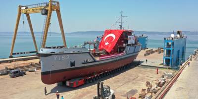 Akaryakıt gemisi tedariki projesi kapsamında son gemi suya indirildi