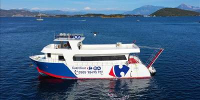 CarrefourSA'nın tekne marketi Selimiye ve Göcek'te hizmete başladı