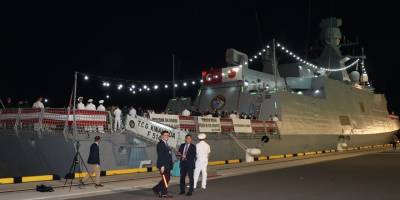 Türk-Japon ilişkilerinin 100. yılında Tokyo'ya gelen TCG Kınalıada'da resepsiyon verildi