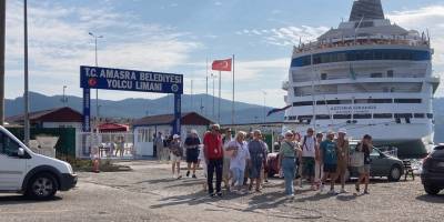 "Astoria Grande" kruvaziyeri Amasra'ya 2 yılda 55 sefer yaptı