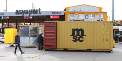 Yük konteynerleri afetlerde "yaşam konteyneri"ne dönüştürülebilecek