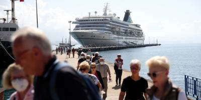 Alanya'ya yılın ilk kruvaziyeri geldi