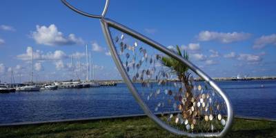 Atıklardan oluşturulan sanat eseri, sergilenmeye başladı