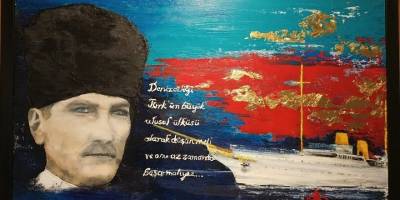 Eskoart ‘Mavi Blue’ resim sergisi açıldı