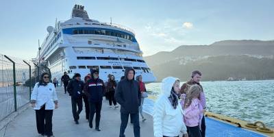 "Astoria Grande" Amasra'ya yılın ilk seferini yaptı
