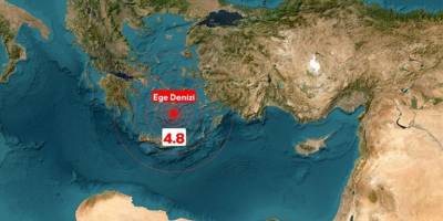Ege Denizi'nde depremler meydana geldi