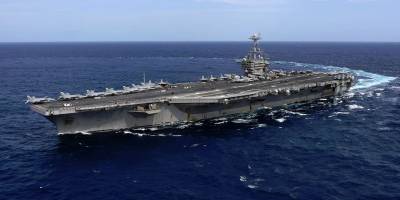 ABD uçak gemisi, Türk gemisine çattı