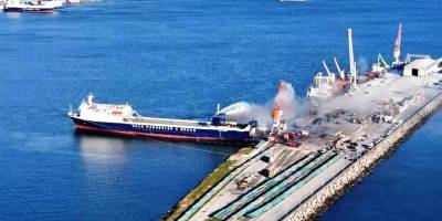 Yangında hasar gören geminin çıkışı için savcılıktan yazı bekleniyor