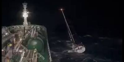 Sürüklenen teknenin yardım çağrısına Türk bandıralı gemi yetişti