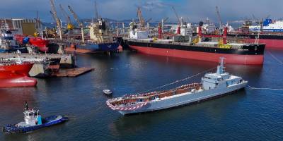 Yeni Tip Çıkarma Gemisi denize indirildi