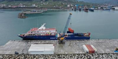 Ünye Limanı'nda ticaret hareketlendi
