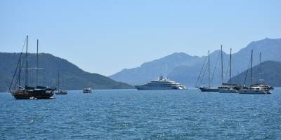 Mega yat "Golden Odyssey" Marmaris Körfezi'nde