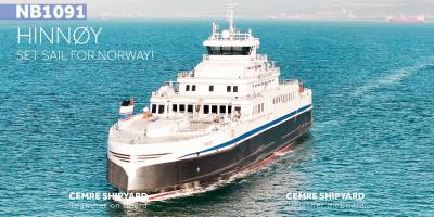 Hinnøy, Cemre Tersanesi’nden kuzeyin sularına yolculuğuna başladı