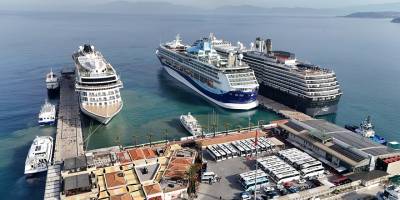 Kuşadası'nda kruvaziyer hareketliliği sürüyor