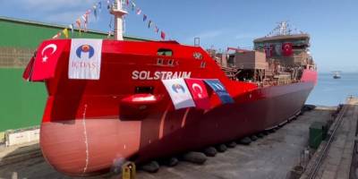 İÇDAŞ, hibrit kimyasal tanker serisinin üçüncüsünü denize indirdi