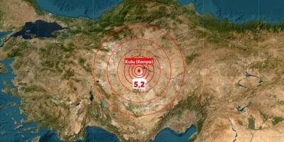 Konya'da 5,2 büyüklüğünde deprem meydana geldi