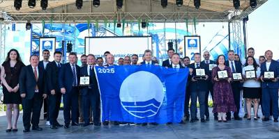 Antalya'da "Mavi Bayrak" ödül töreni düzenlendi