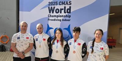 Milliler, Serbest Dalış Dünya Şampiyonası'nda 3 madalya kazandı