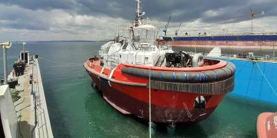 Sanmar’ın Yunanistan için inşa ettiği ilk römorkör denize indirildi