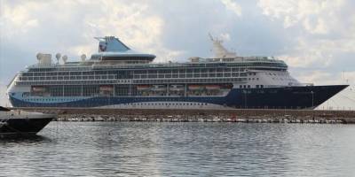 "Marella Discovery 2" Alanya Limanı'na demirledi