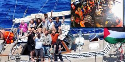 Madleen yelkenlisinde alıkonulan 12 aktivist hala İsrail’e getirilmedi