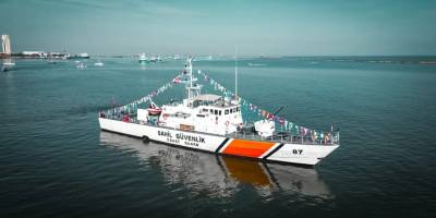 Samsun'da TCSG-87 gemisi ziyarete açıldı