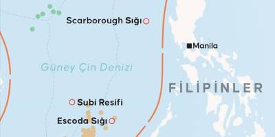 Çin, Filipinler'e ait gemiyi Scarborough Sığı'ndan uzaklaştırdığını bildirdi