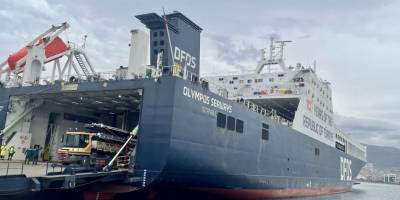 Ro-Ro seferleri kapsamında ilk gemi İzmir'den hareket etti