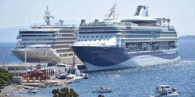 "Marella Discovery 2" ve "Silver Muse" Bodrum'a geldi