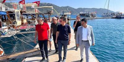 Demre Kaleköy'de yeni iskele hizmete açıldı