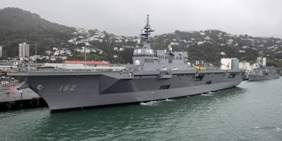 Japon savaş gemileri, yaklaşık 90 yıl sonra Wellington Limanına demir attı