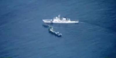 Çin Sahil Güvenlik ile Çin Ordusu'na ait gemiler çatıştı