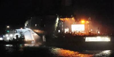 USS New Orleans gemisinde çıkan yangın söndürüldü