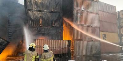Nemport Limanı'ndaki yangın kontrol altına alındı
