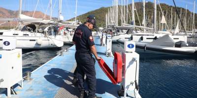Yangın riskine karşı marinalarda kapsamlı denetim
