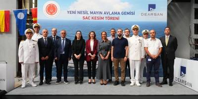 Dearsan Tersanesi’nde YMAG Sac Kesim Töreni Düzenlendi