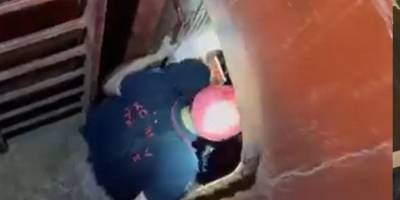 Geminin ambarına düşen işçi yaralandı!