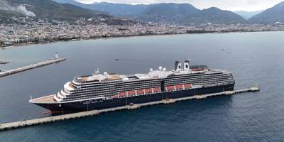 Alanya'ya "Oosterdam" kruvaziyeri ile 1878 yolcu geldi