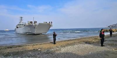 Yeni Tip Çıkarma Gemisi Ç-159 test edildi