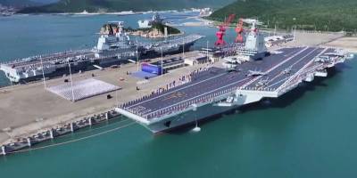 Çin'in yeni uçak gemisi Fucien ilk eğitim seferini yaptı