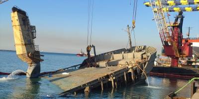 Batan konteyner gemisi su yüzüne çıkarıldı