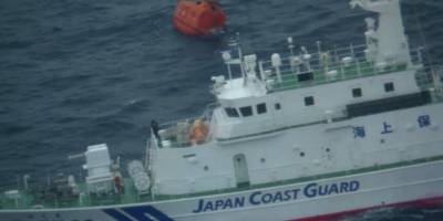 Nagazaki açıklarında kargo gemisi battı