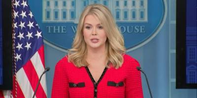 Sözcü Leavitt, el konulan petrol tankerine ilişkin soruları yanıtladı