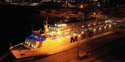 İtalyan gemisinin şefleri depremzedeler için iftar hazırladı