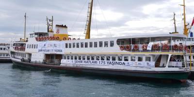Şehir Hatları'nın 175. yılına özel Boğaz turu düzenlendi
