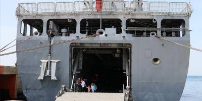 TCG Bayraktar'da 15 bin depremzedeye hizmet verildi