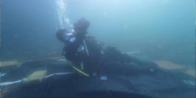 Rekor peşindeki Türk dalgıç, ikinci deneme dalışını gerçekleştirdi