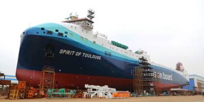 Airbus için ilk “Eko” Ro-Ro yeni inşa gemi denize indirildi