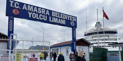 "Astoria Grande" Kruvaziyeri Amasra'ya Geldi